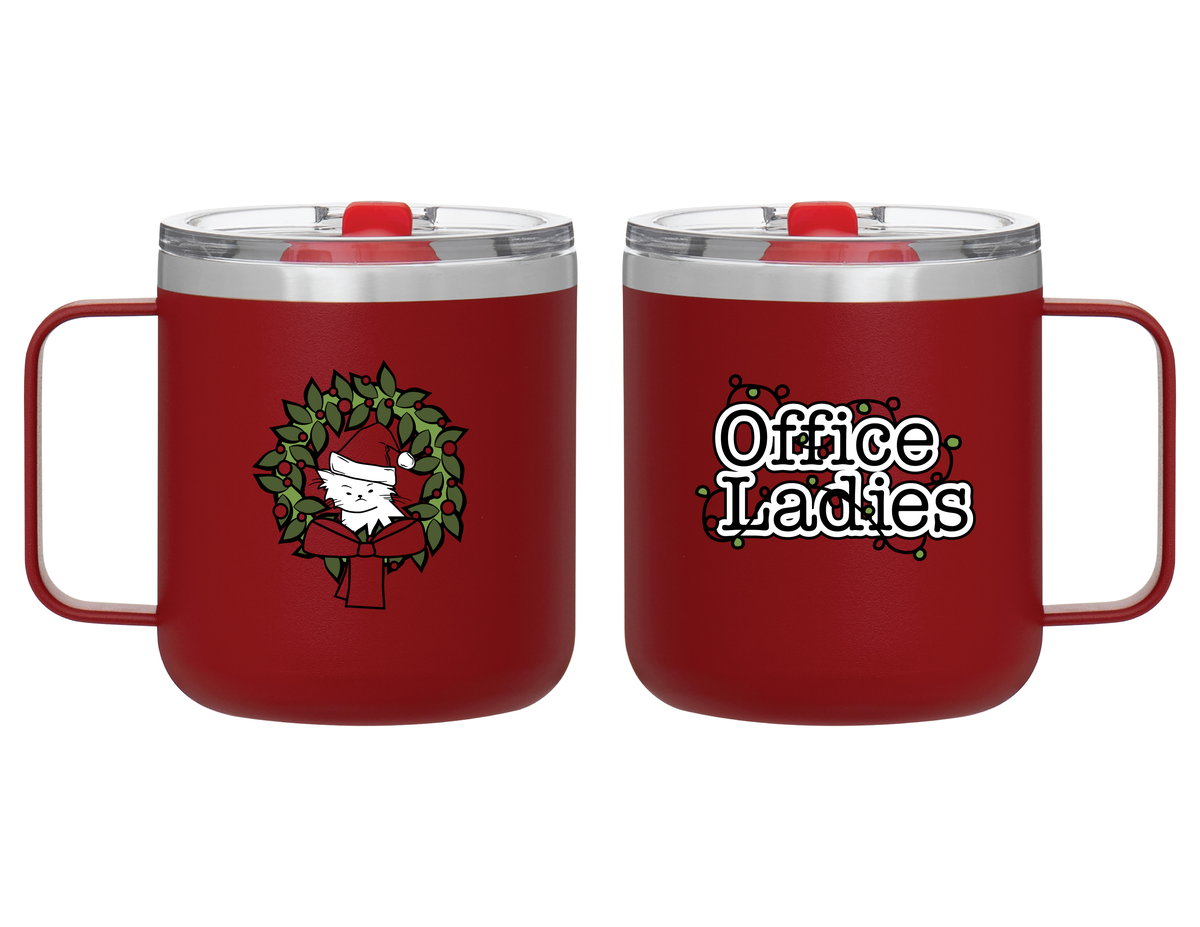 Office Ladies Stainless Holiday Mug SiriusXM Store