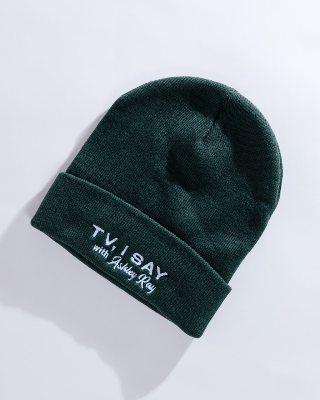 TV, I Say: Embroidered Beanie