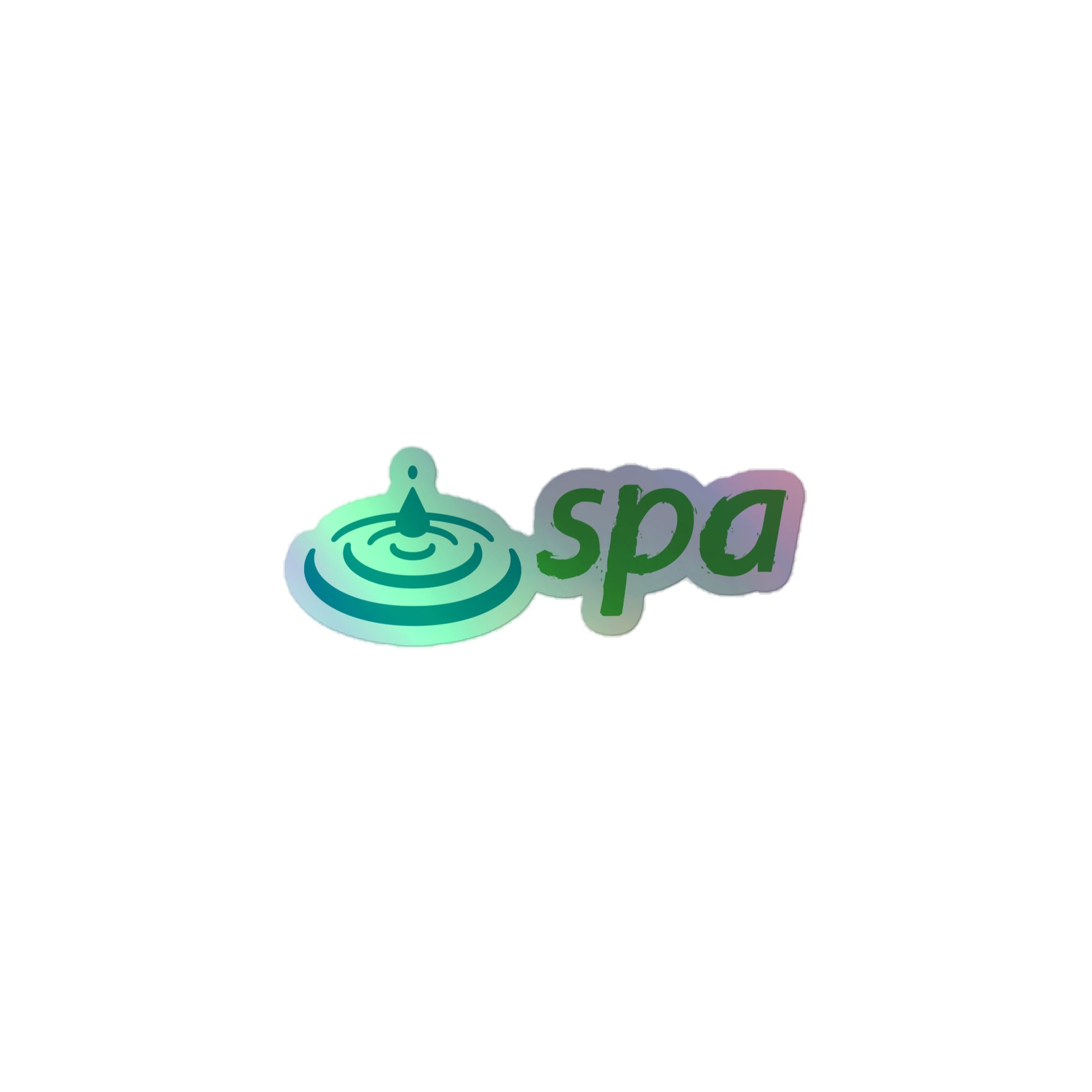 Spa: Holographic Sticker