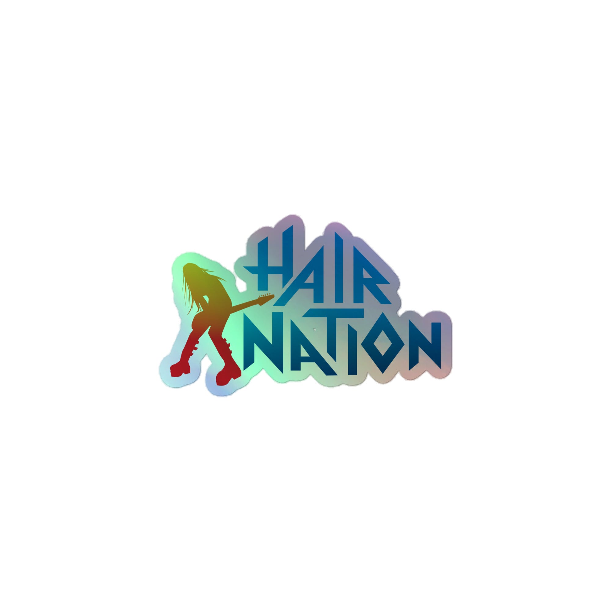 Hair Nation: Holographic Sticker