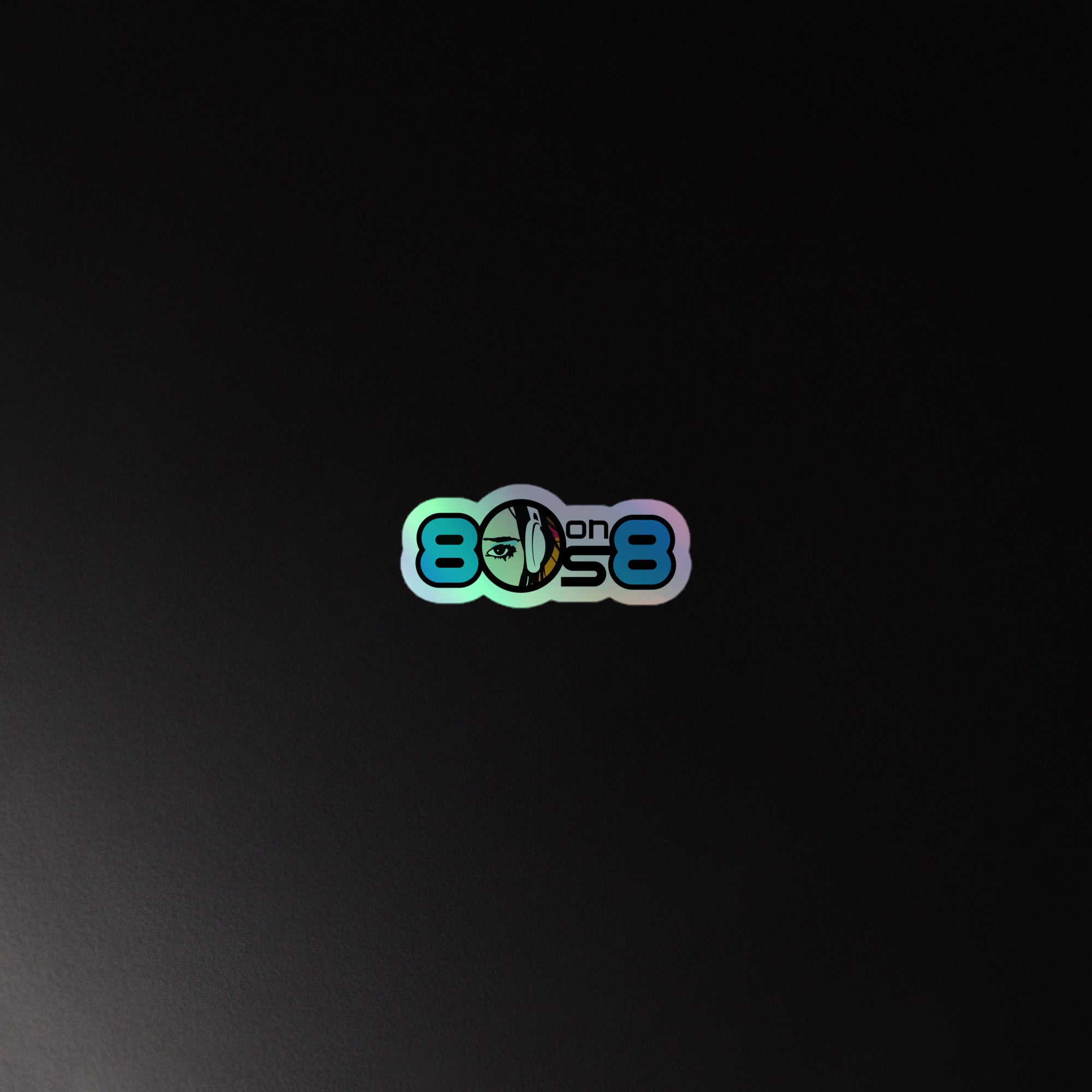 80s on 8: Holographic Sticker
