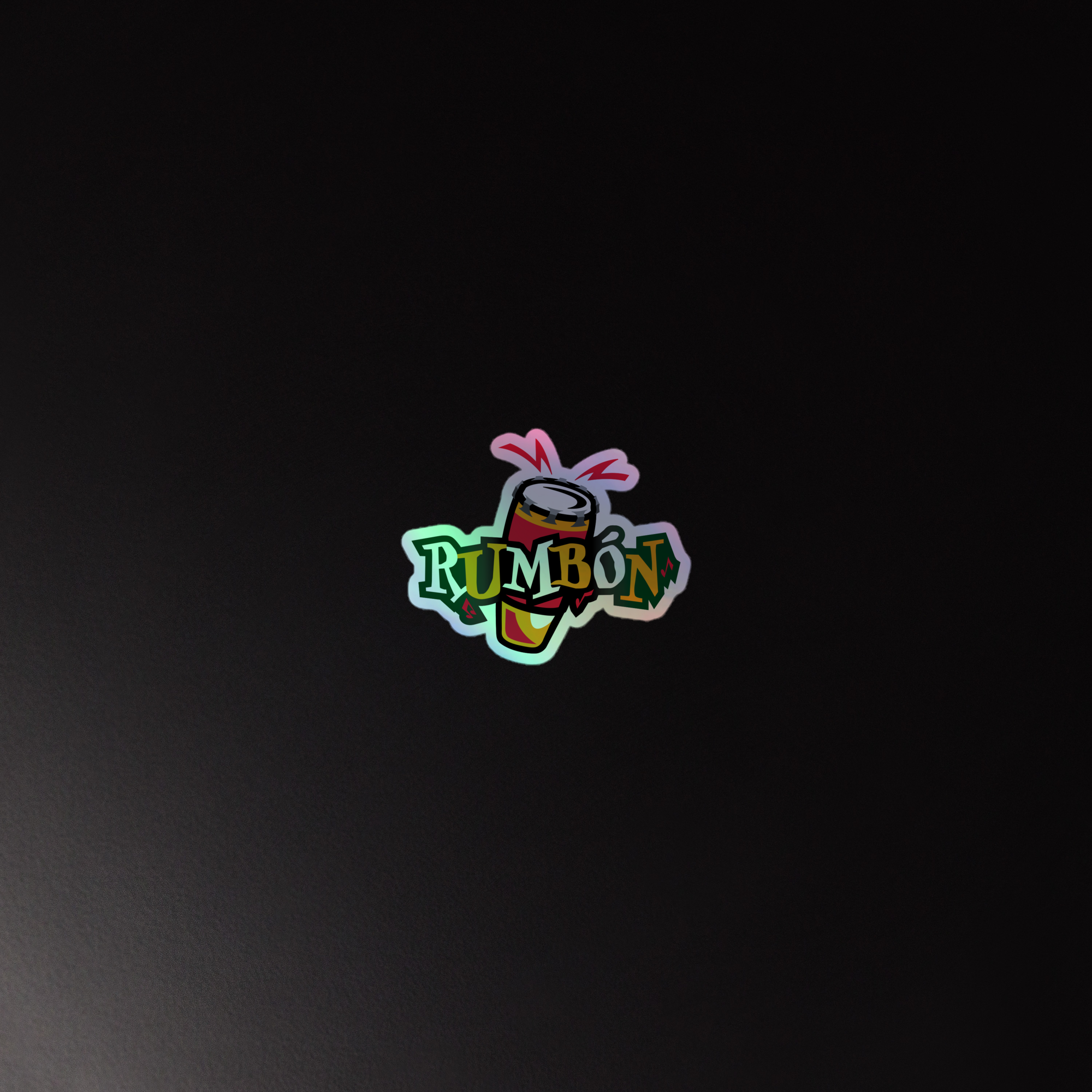Rumbón: Holographic Sticker