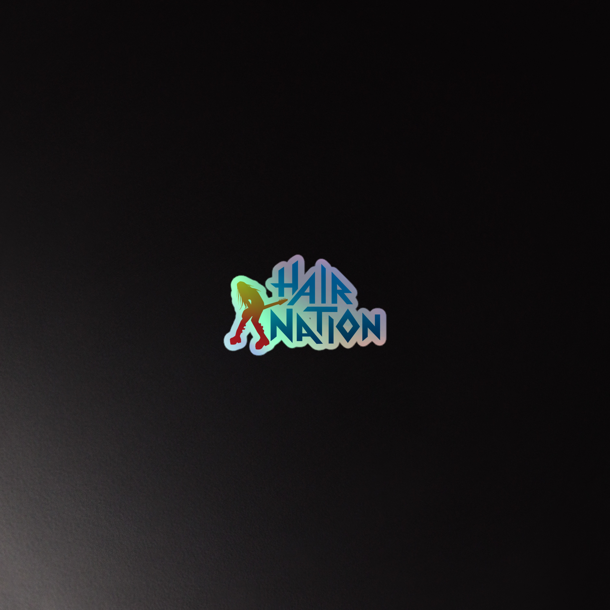 Hair Nation: Holographic Sticker