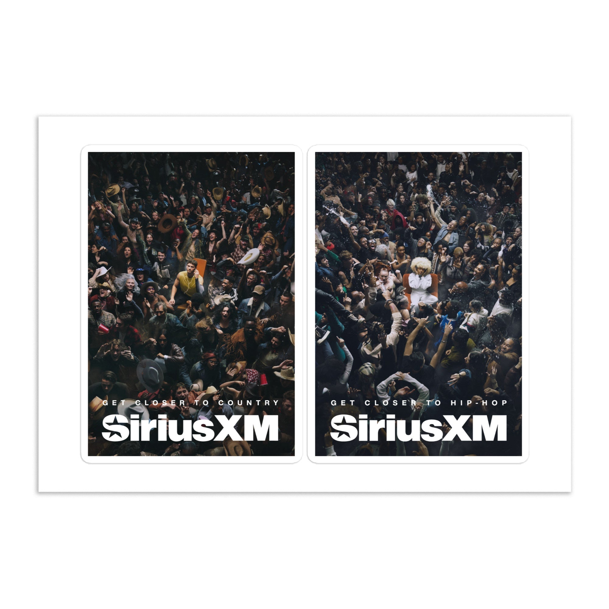 SiriusXM Closer: Country x Hip-Hop Vert Sticker Duo