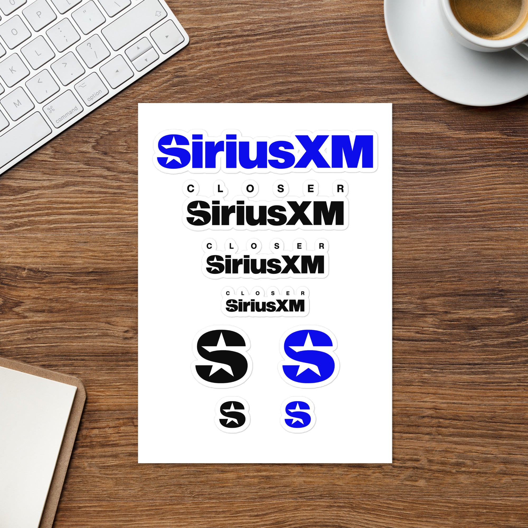 SiriusXM Closer: Classic Sticker Sheet