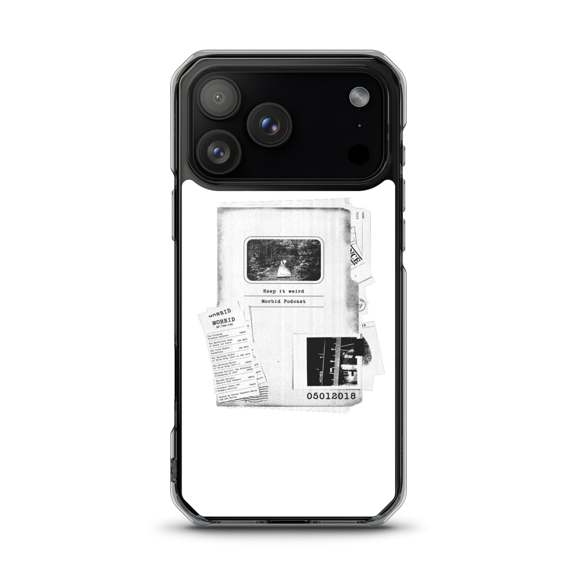 stacked phone case Morbid: Signature MagSafe® Clear iPhone® Case – Sirius XM Radio LLC