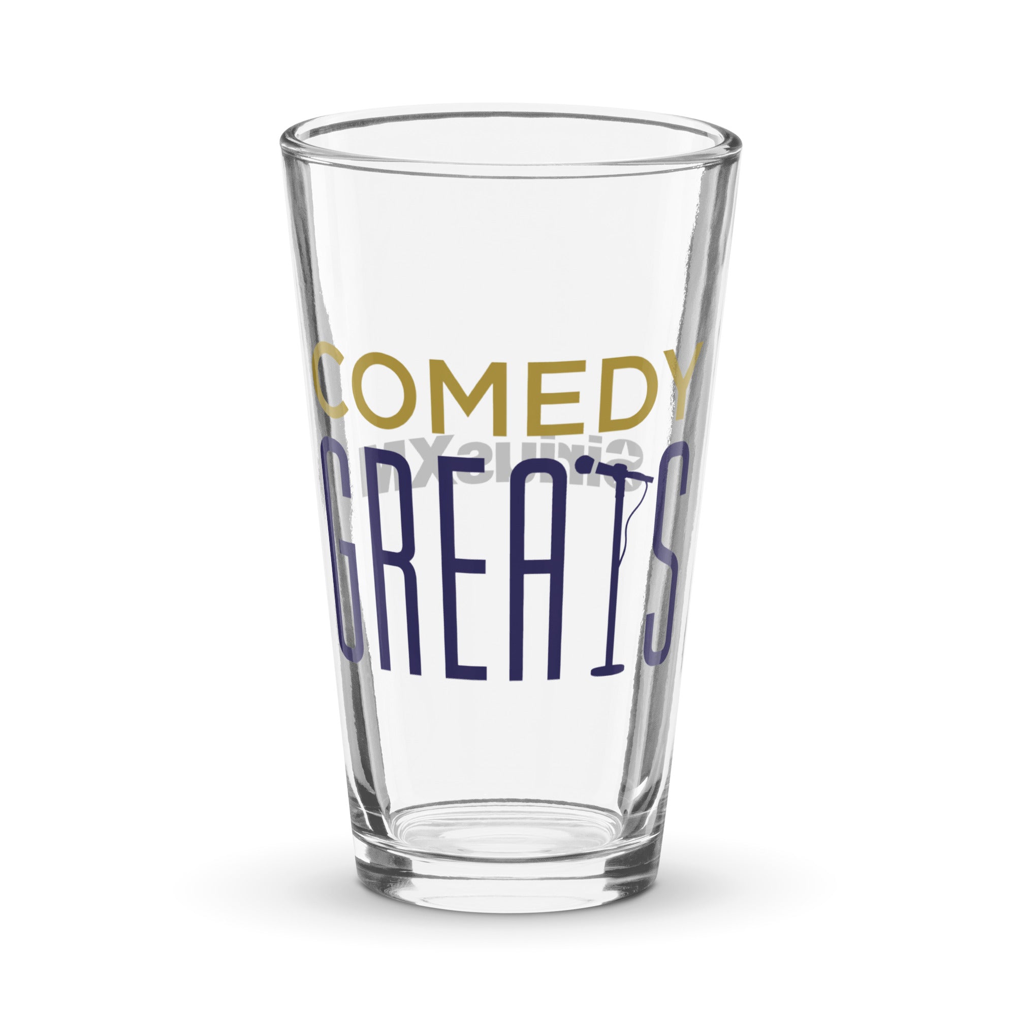 Comedy Greats: Pint Glass