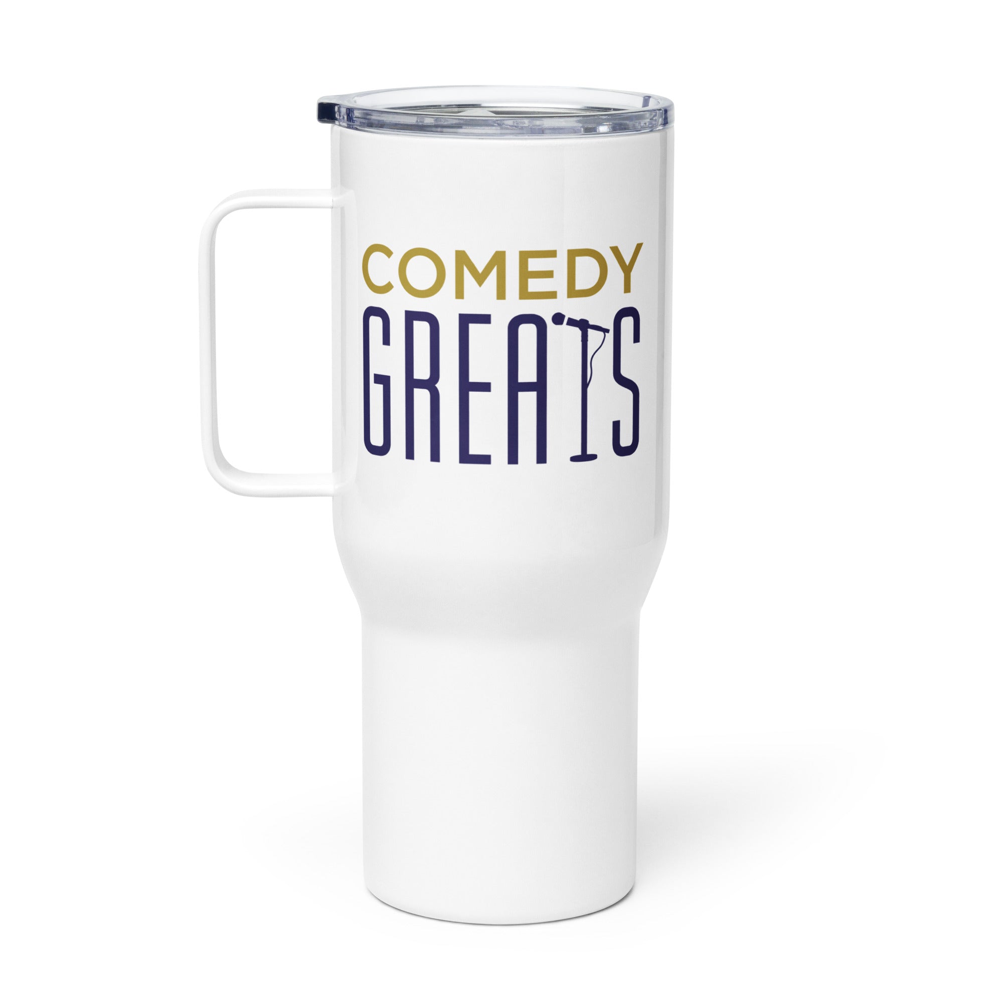 Comedy Greats: Travel Mug