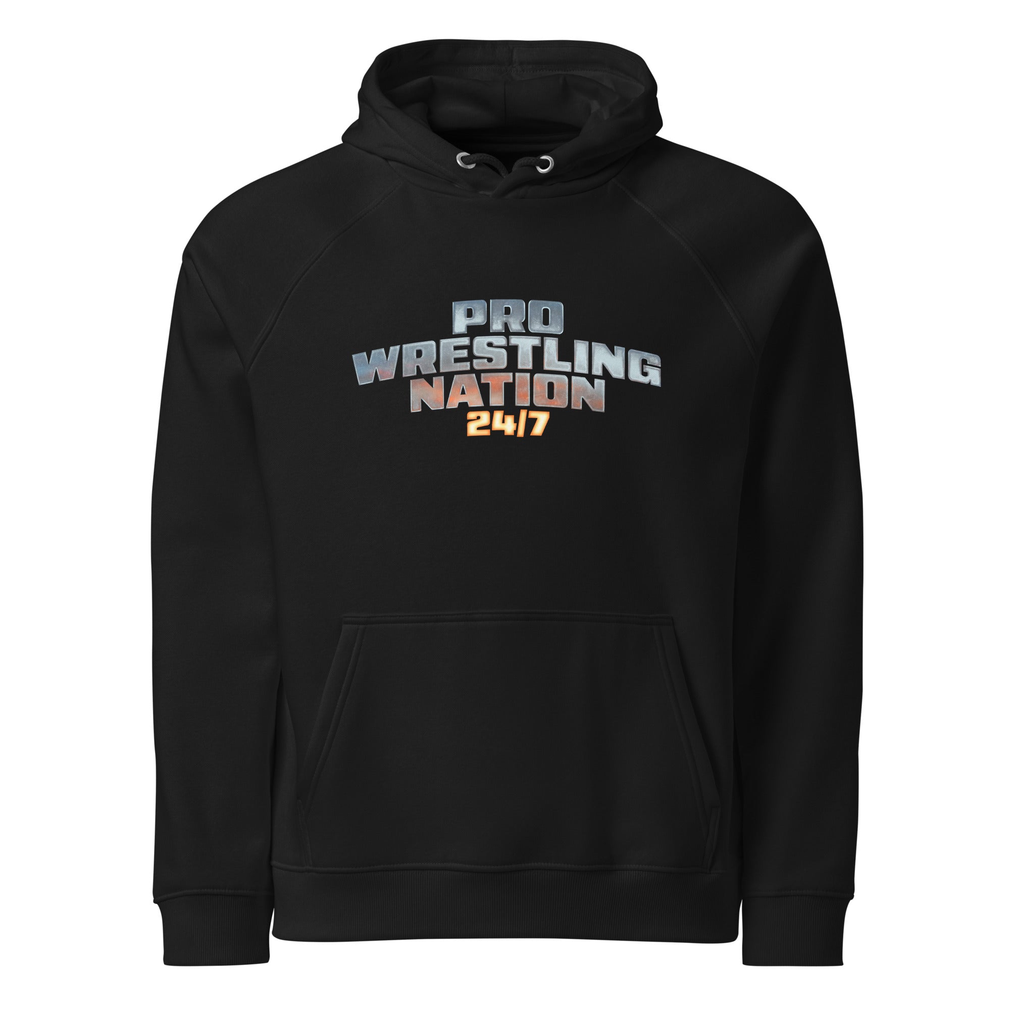 Pro Wrestling Nation: Eco Raglan Hoodie – Sirius XM Radio LLC