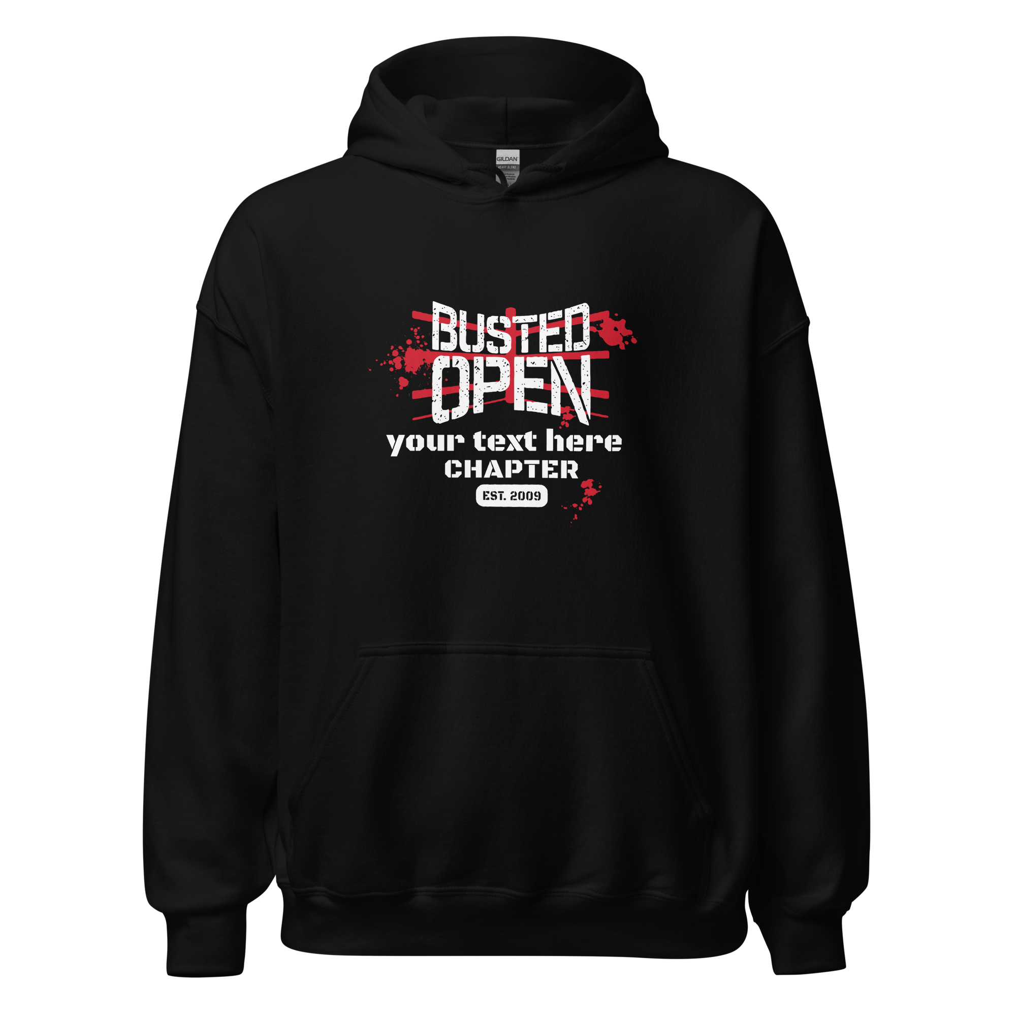 Busted Open: Customizable Chapter Hoodie