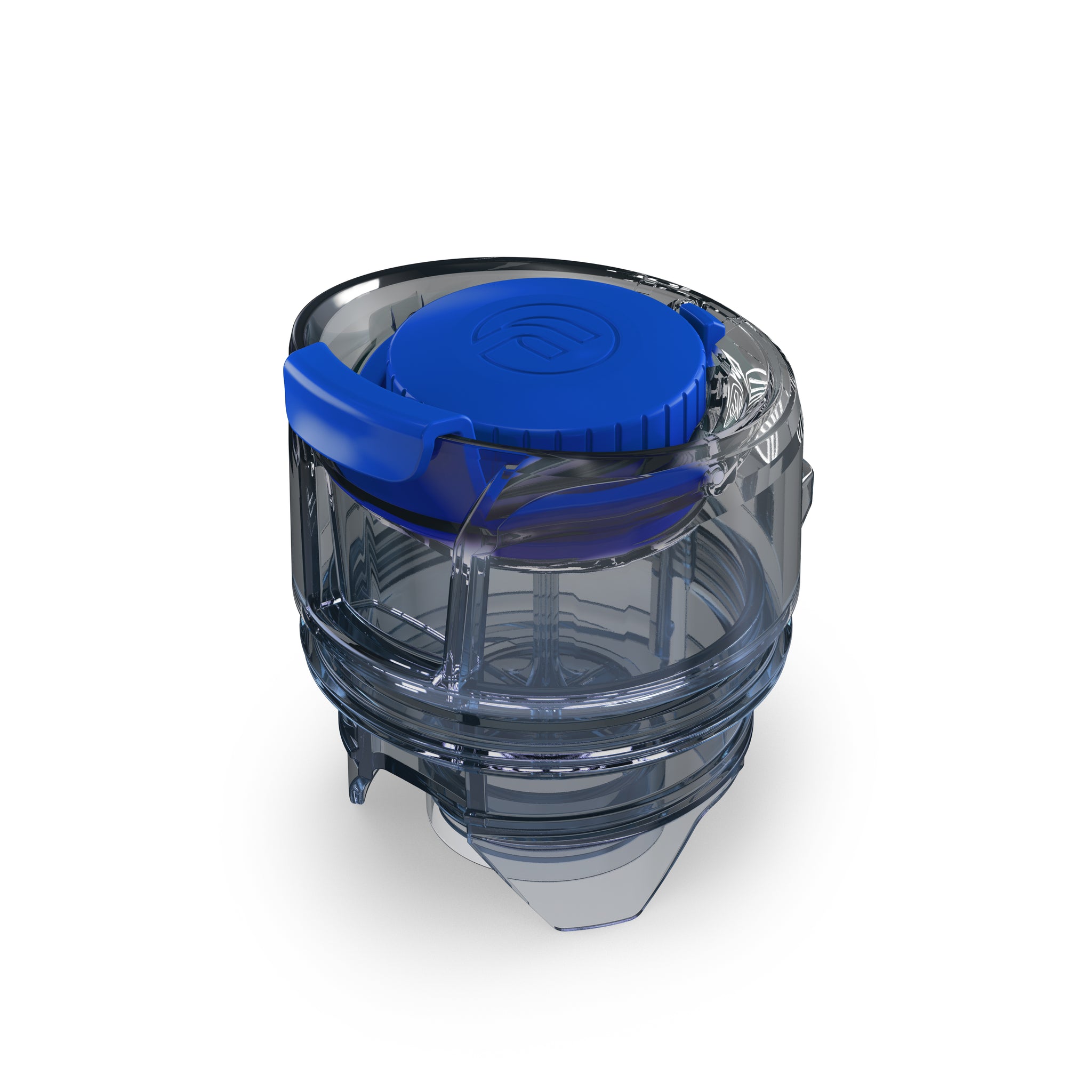 Side view of clear Liquor Kap attahment.