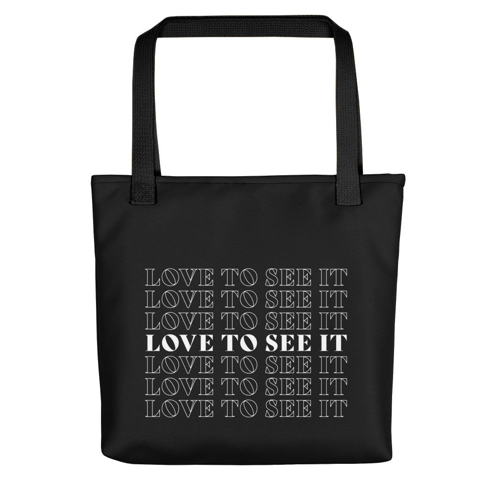 Love to See It: Title Repeat Tote