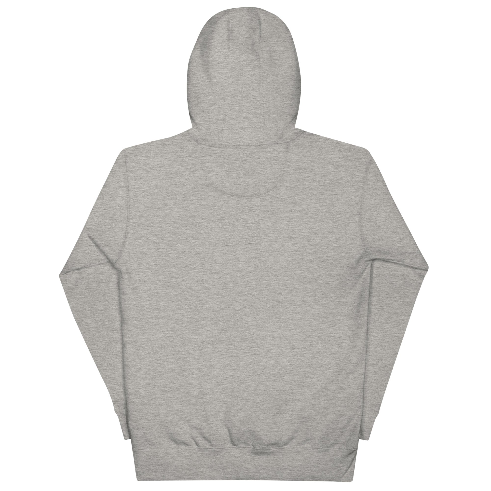 Gray hoodie on a white background