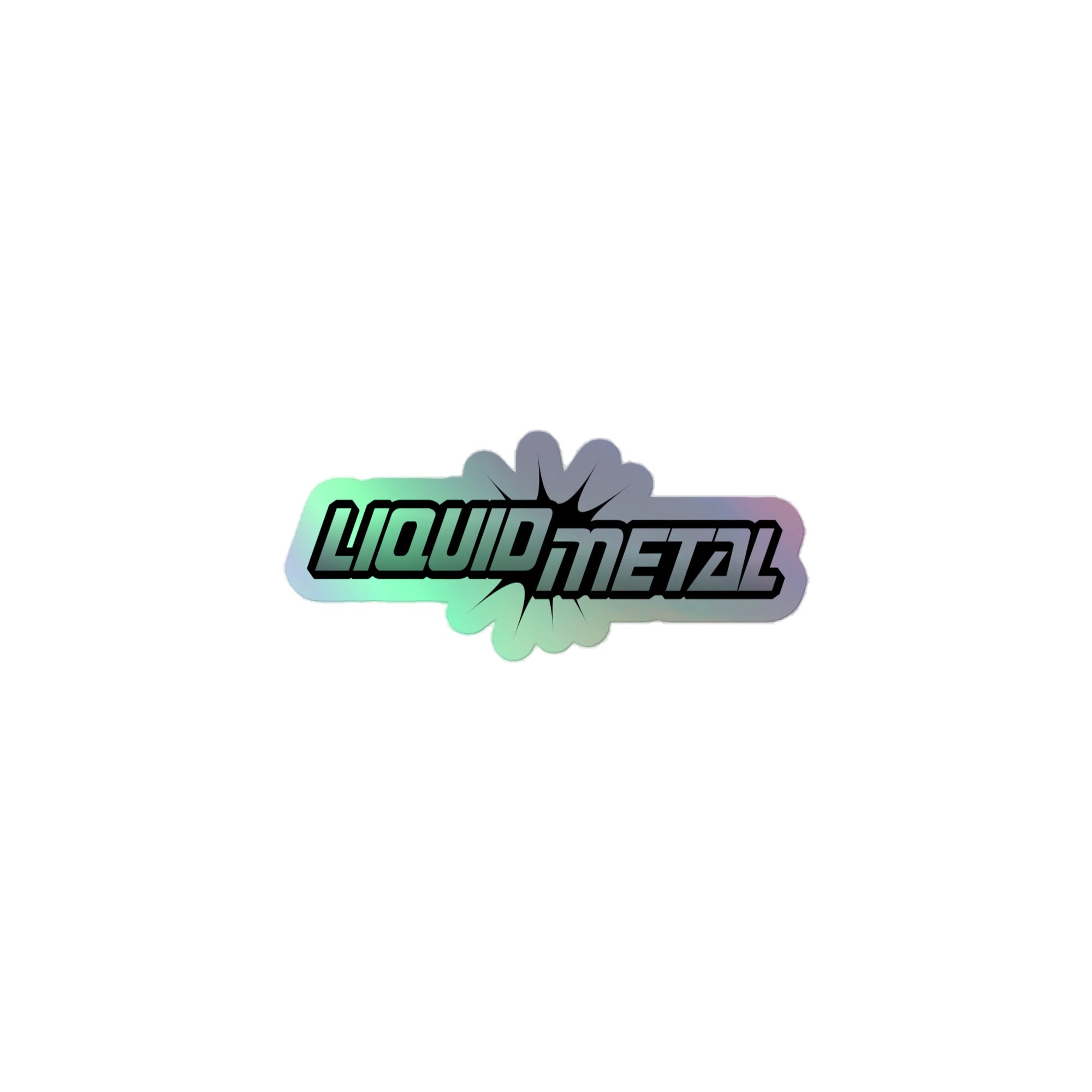 Liquid Metal Holographic Sticker SiriusXM Store