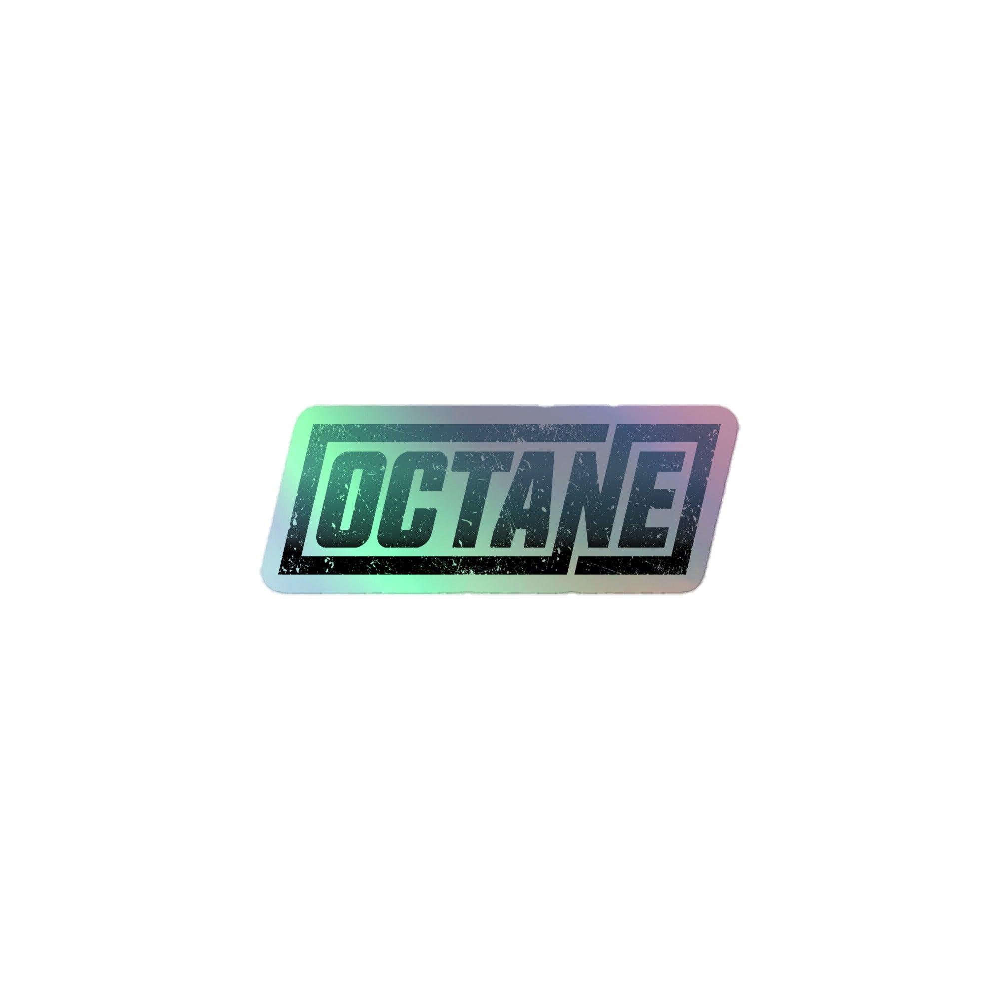 A holographic sticker featuring the  'OCTANE' logo.