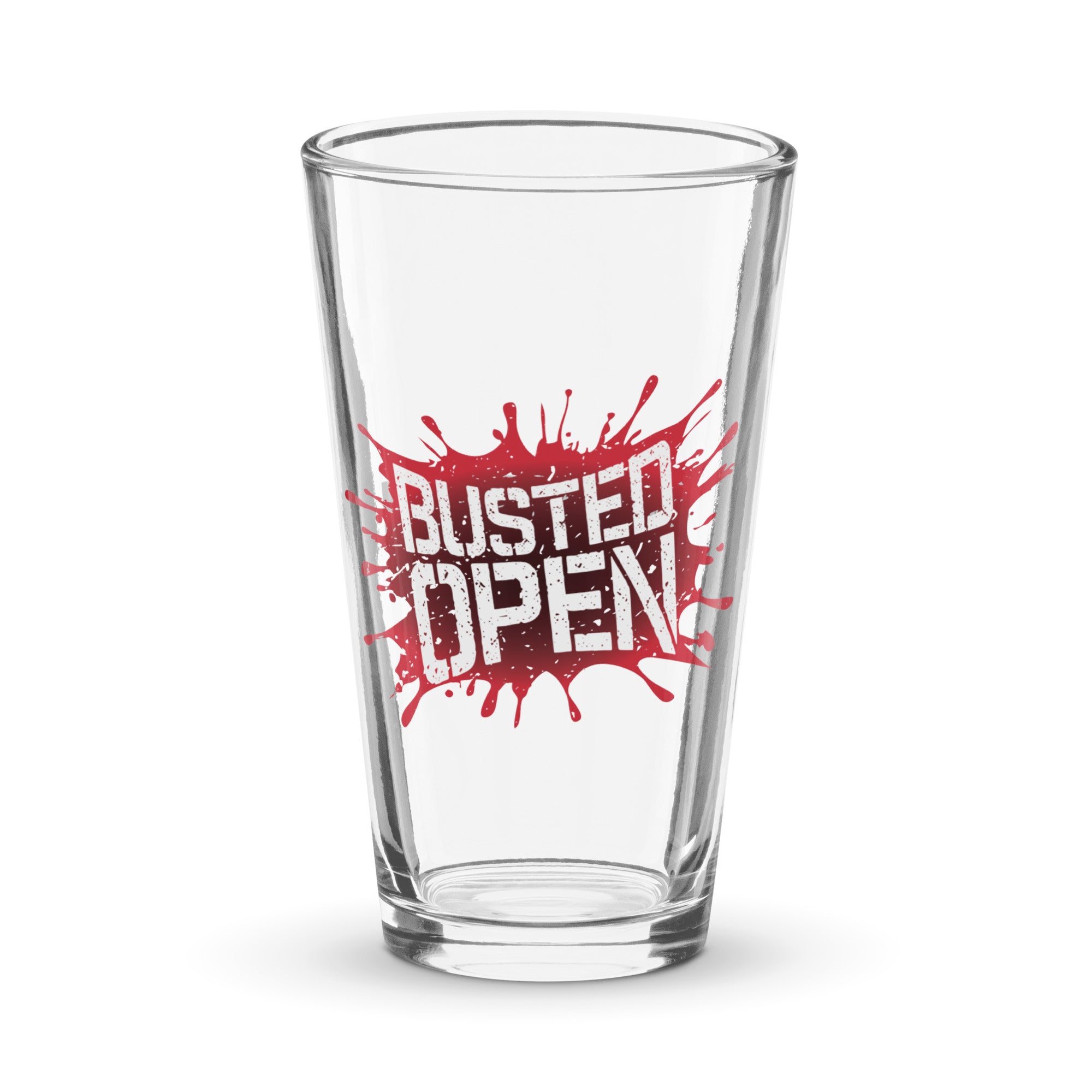 Busted Open: Pint Glass