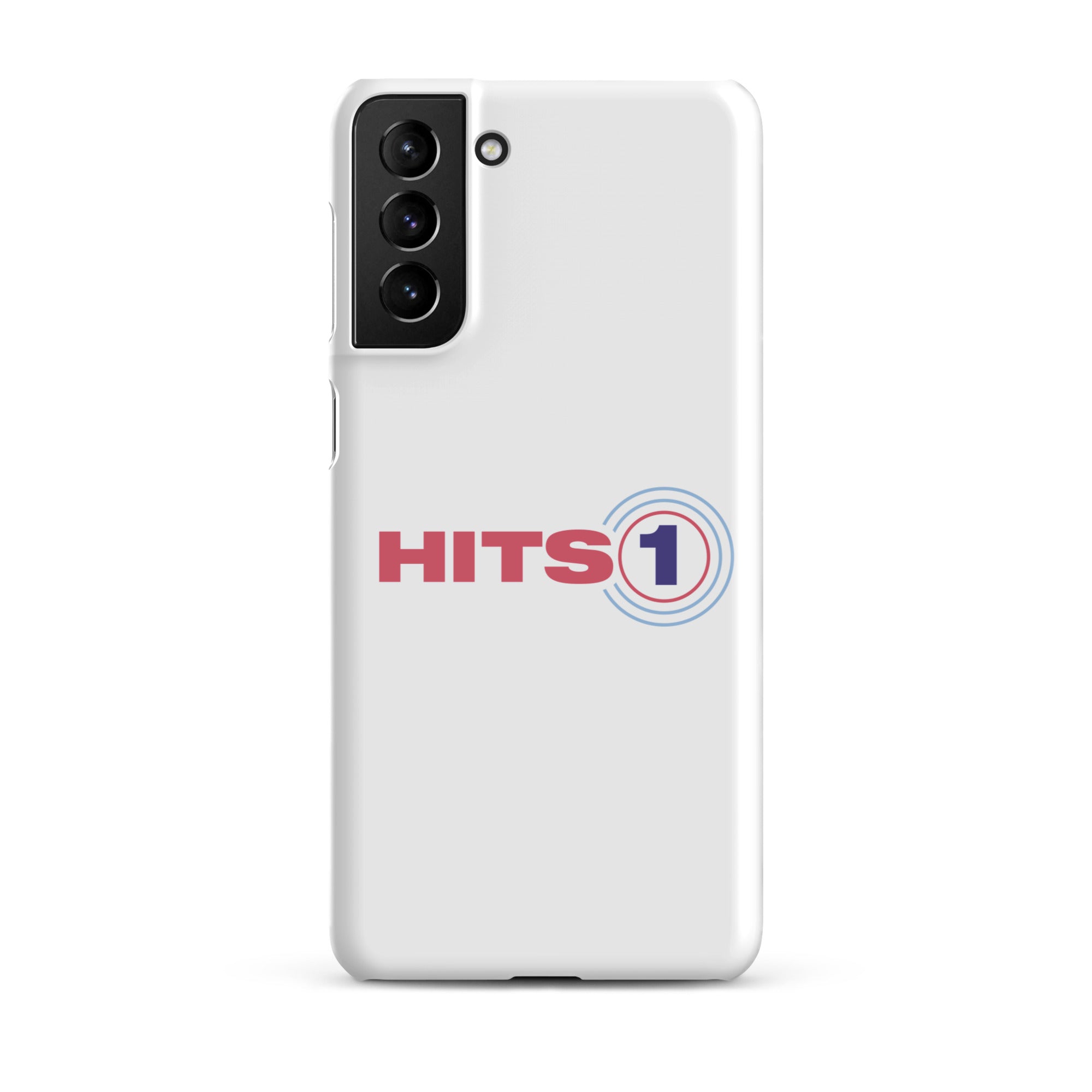 Samsung® Snap Case with 'Hits 1' logo on back.