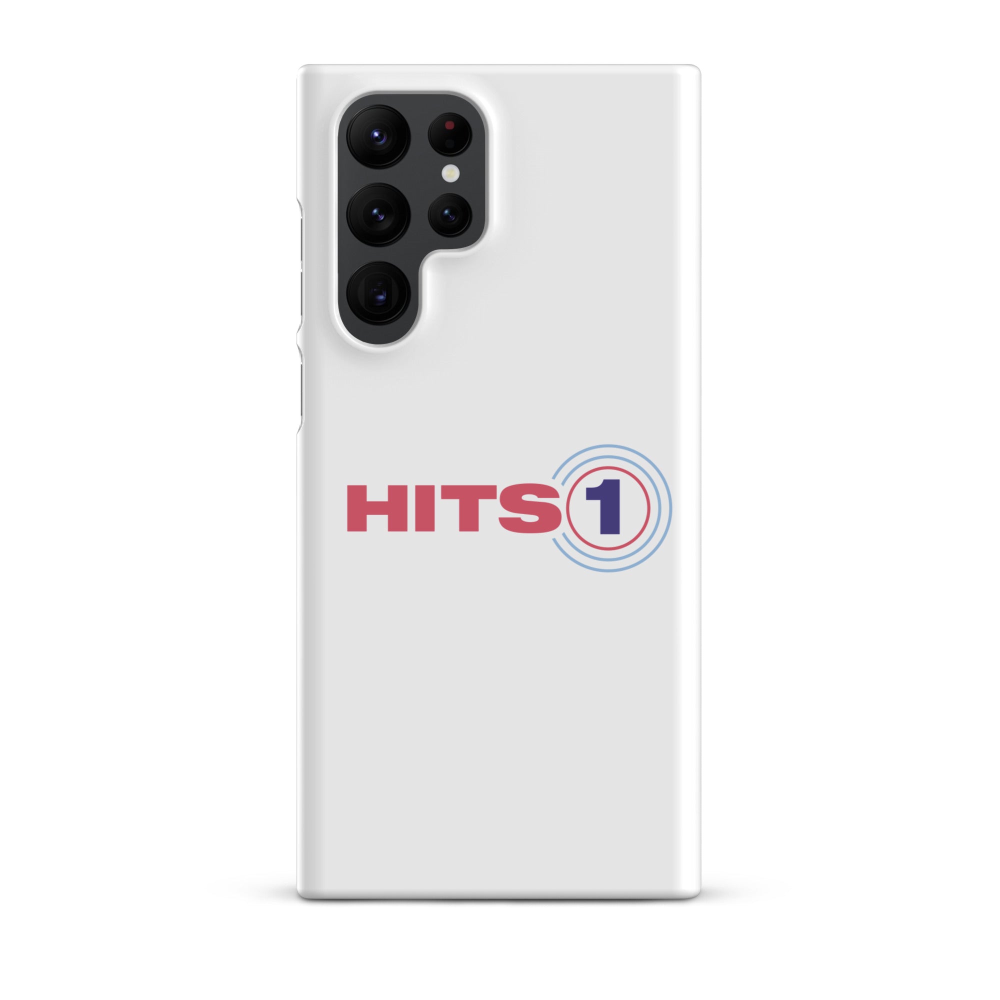 Samsung® Snap Case with 'Hits 1' logo on back.