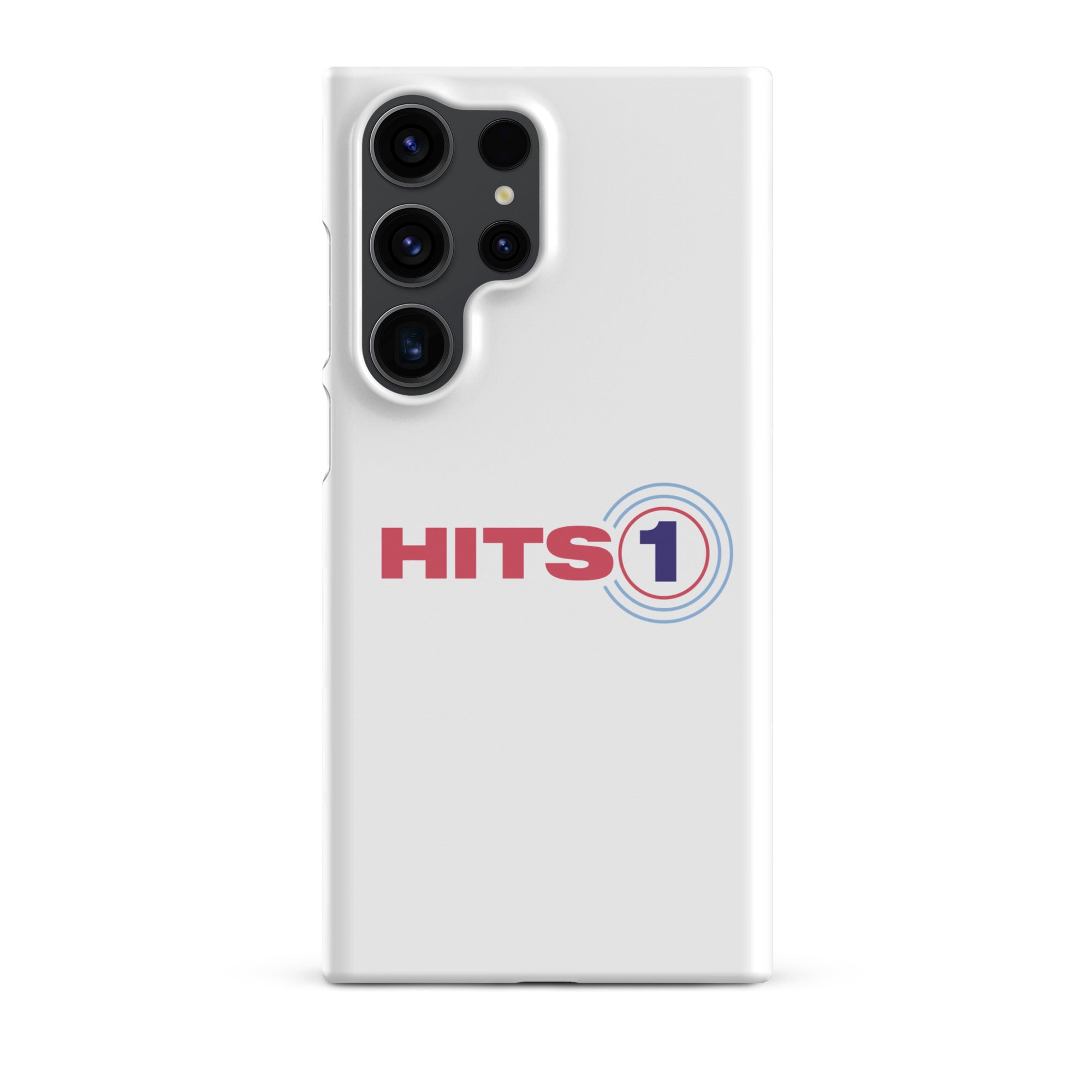Samsung® Snap Case with 'Hits 1' logo on back.