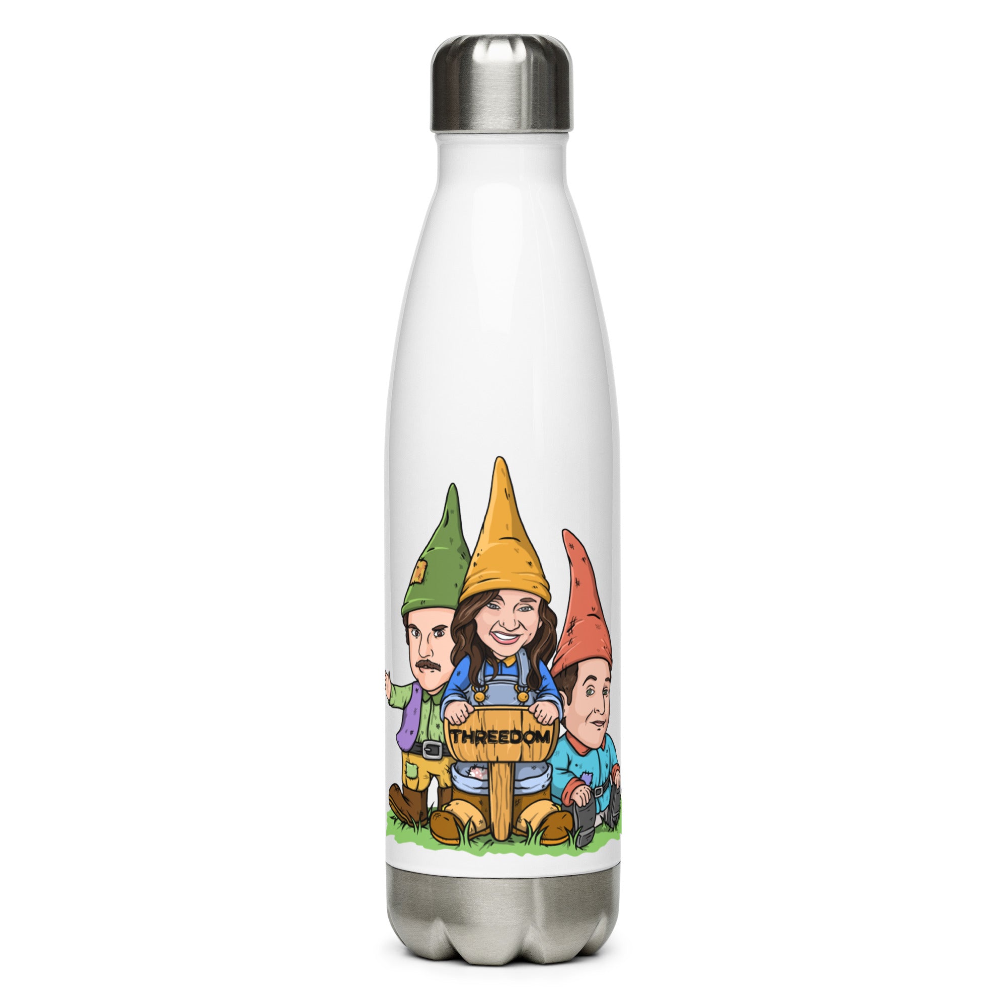 Threedom: Gnome Stainless Bottle