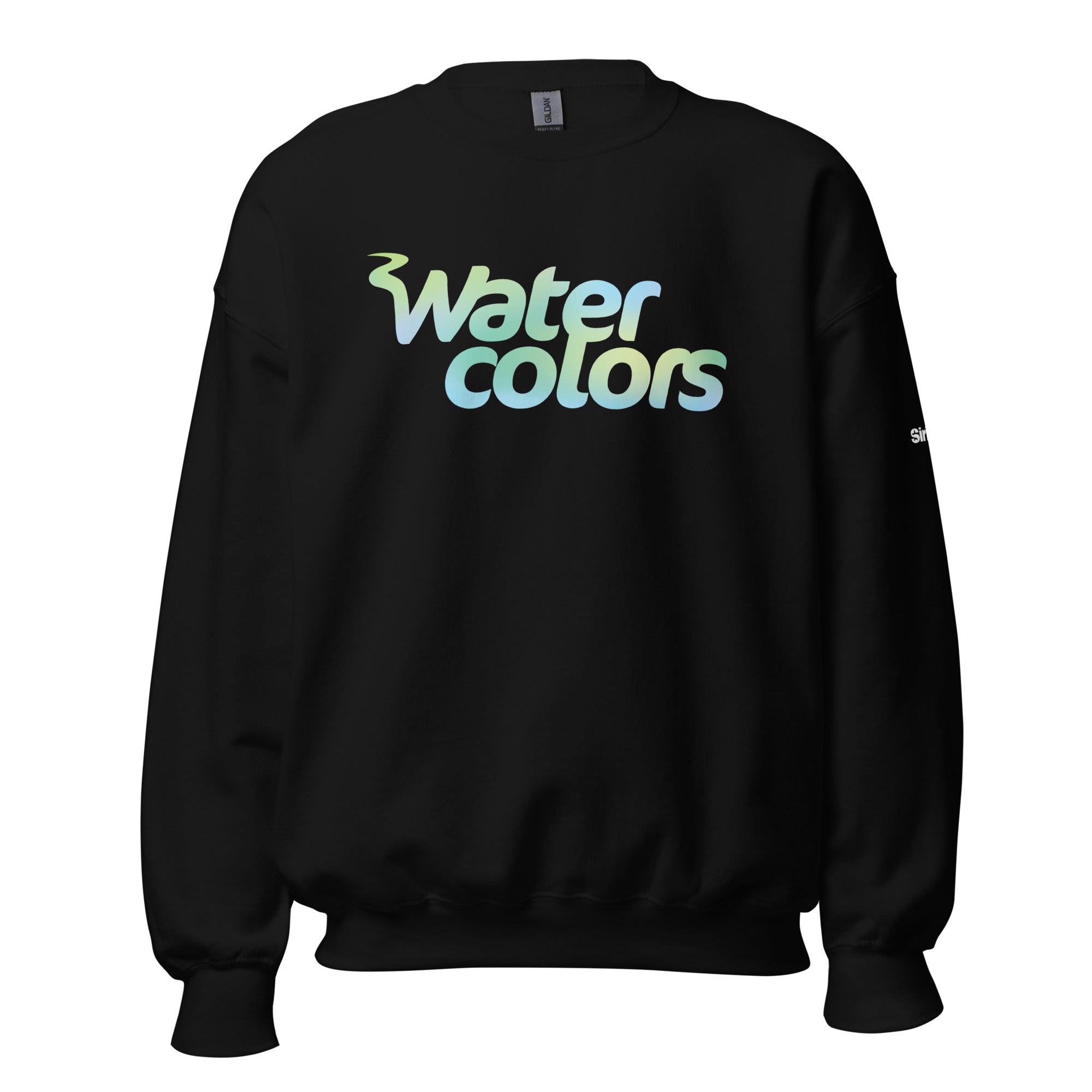 Watercolors: Sweatshirt (Black)