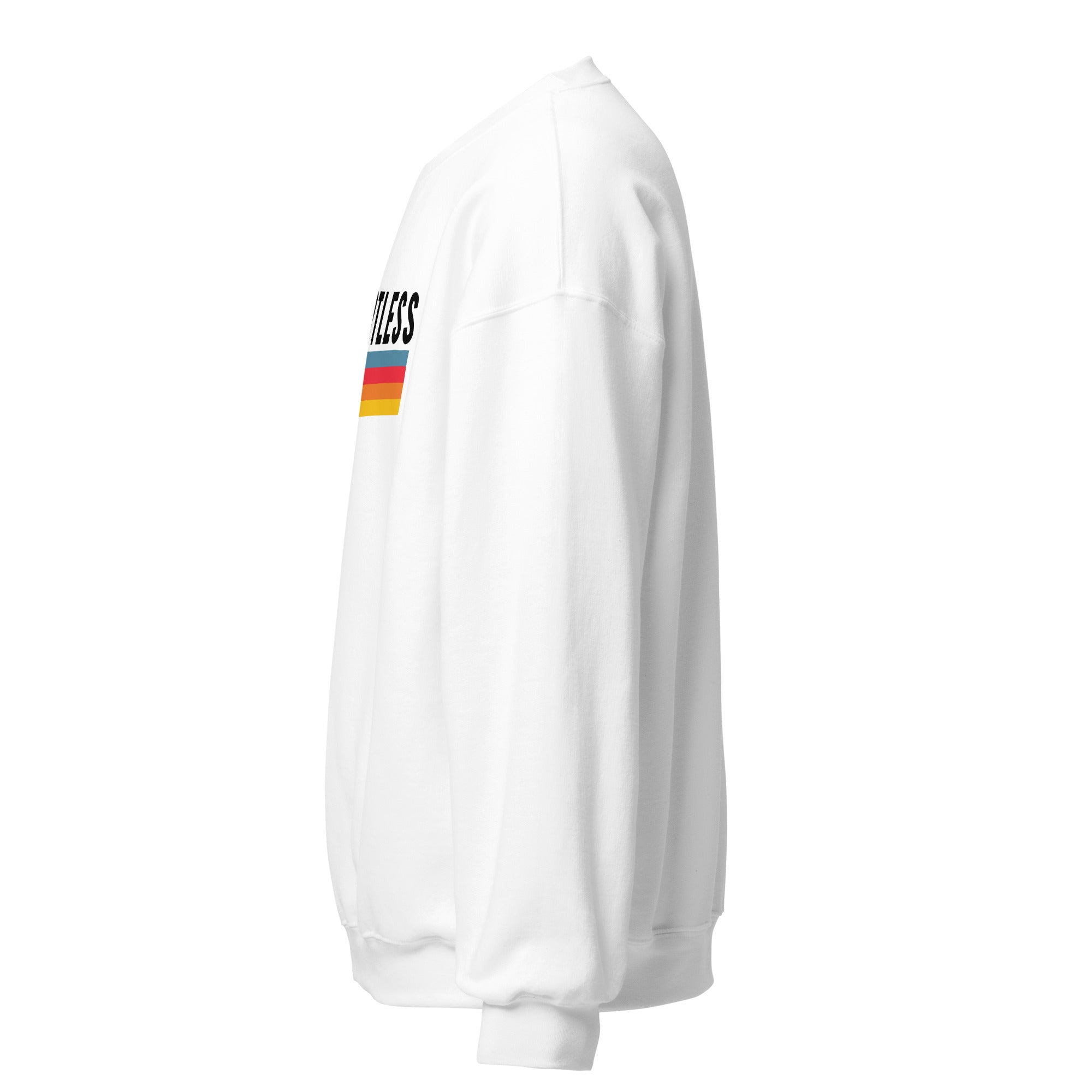 トップス Unlikely Simple Sweat Crew /White/M Daznico Women's Soft and Comfy Basic Pullover Crewneck