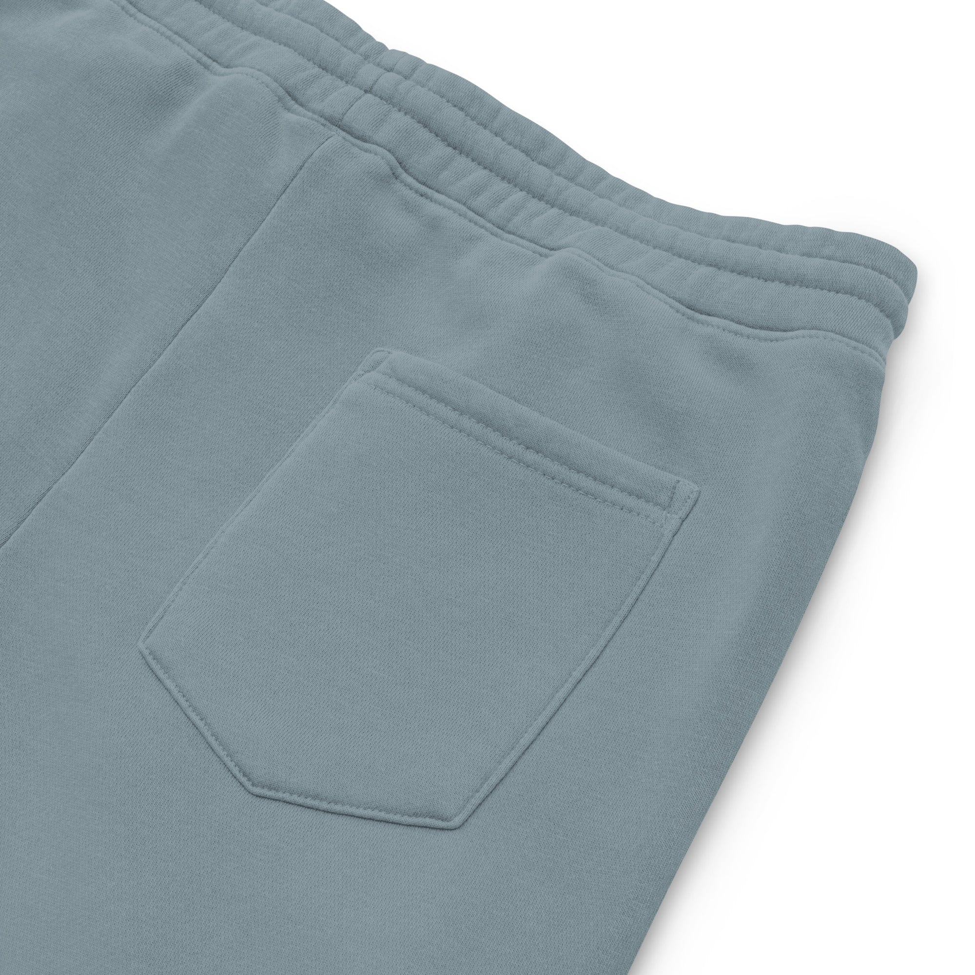 Light grey sweatpants with drawstring and white 'Dr. Laura' embroidered logo.