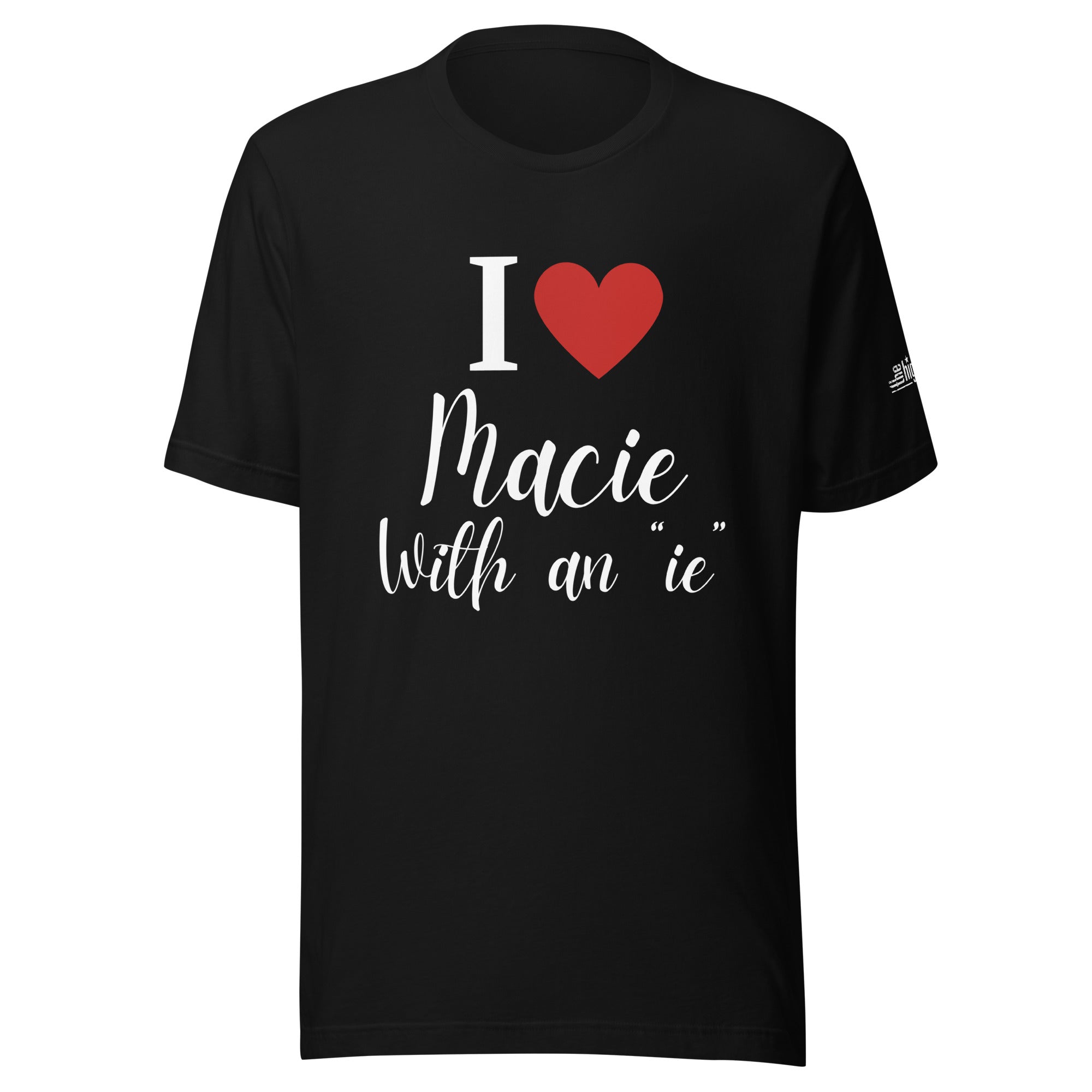 The Highway: Heart Macie Black T-shirt