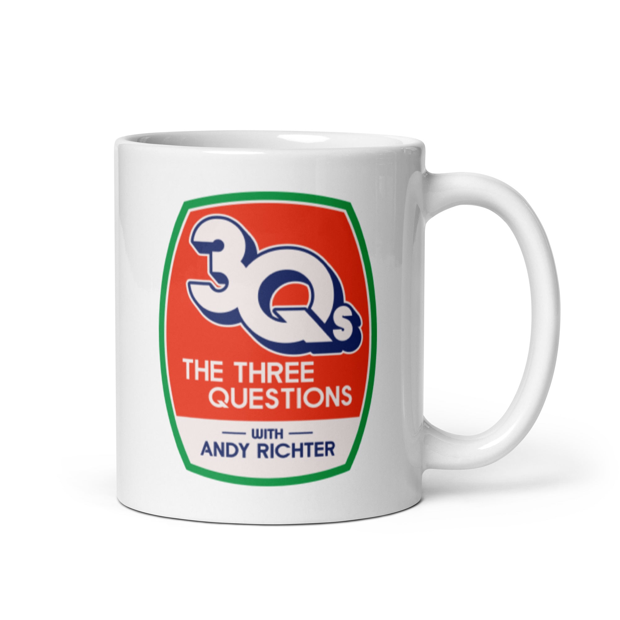 The Three Questions with Andy Richter: New Look Mug