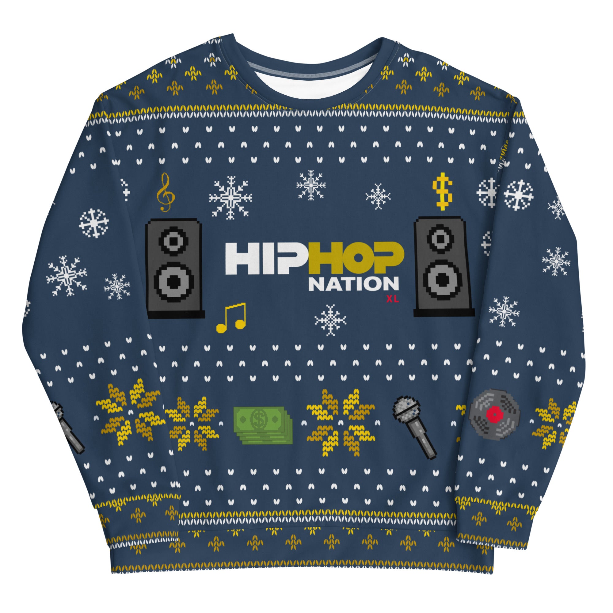 Hip-Hop Nation: Classic "Ugly Sweater" Sweatshirt